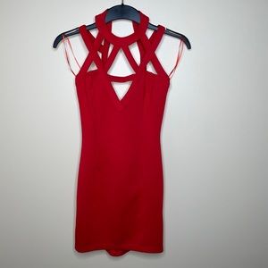 Red dress